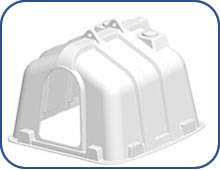 Calf Hutch Rearing System