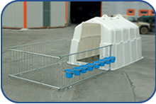 Calf Hutch Rearing System